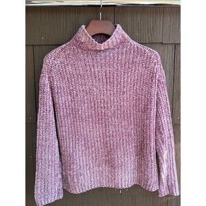 MARLED Velour Knit Turtleneck Sweater Size M (Bx 19)